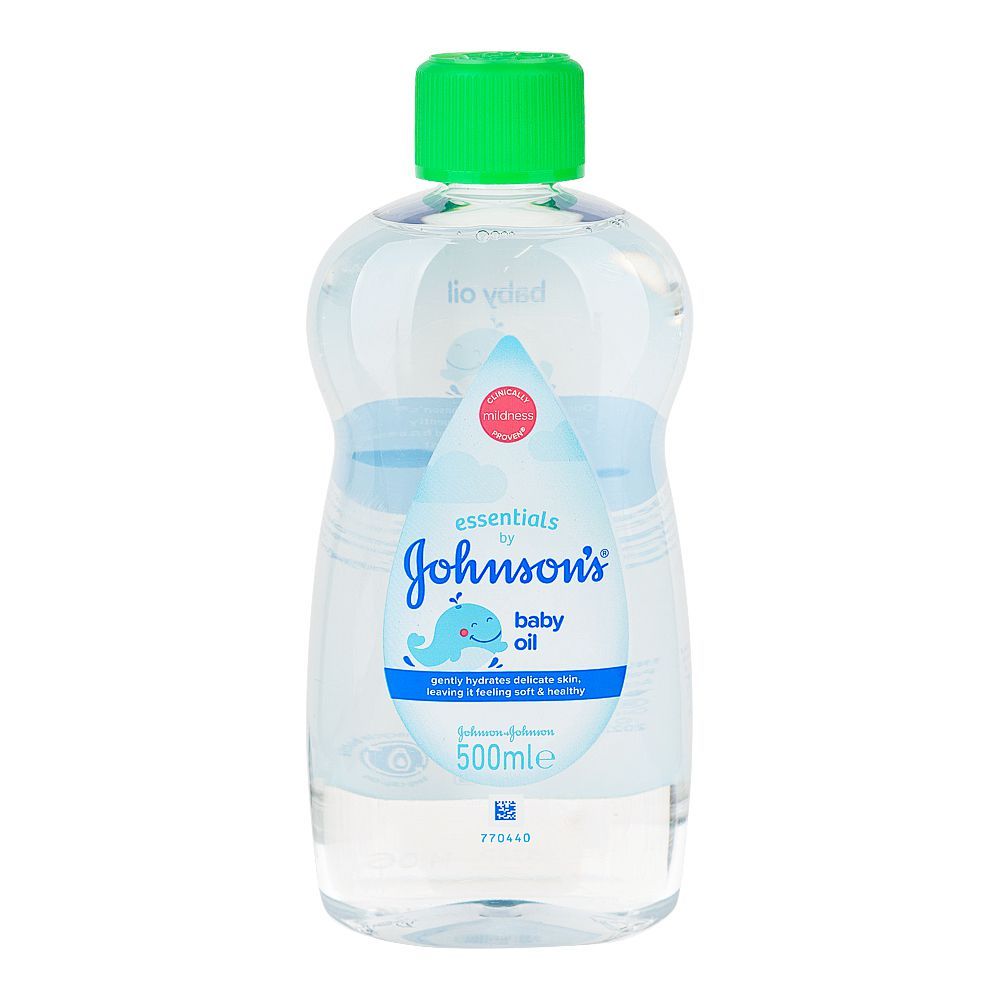 Johnson's Essential Baby Oil, 500ml