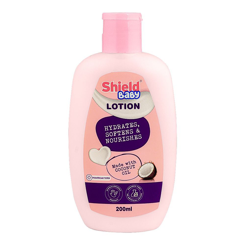 Shield Hydrates Softens & Nourishes Coconut Oil Baby Lotion, 200ml