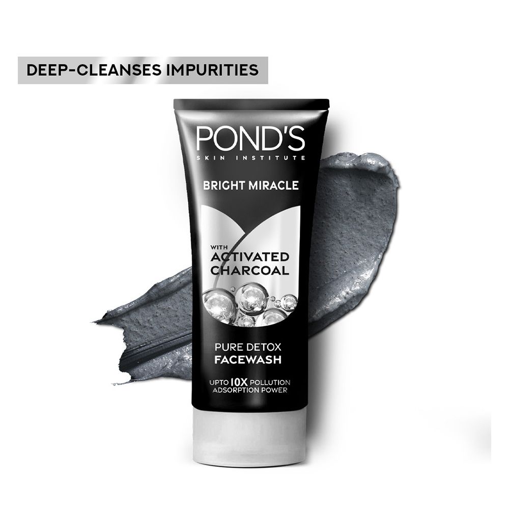 Purchase Pond s Bright Miracle Pure Detox Face Wash With Activated Purchase Pond s Bright Miracle Pure Detox Face Wash With Activated