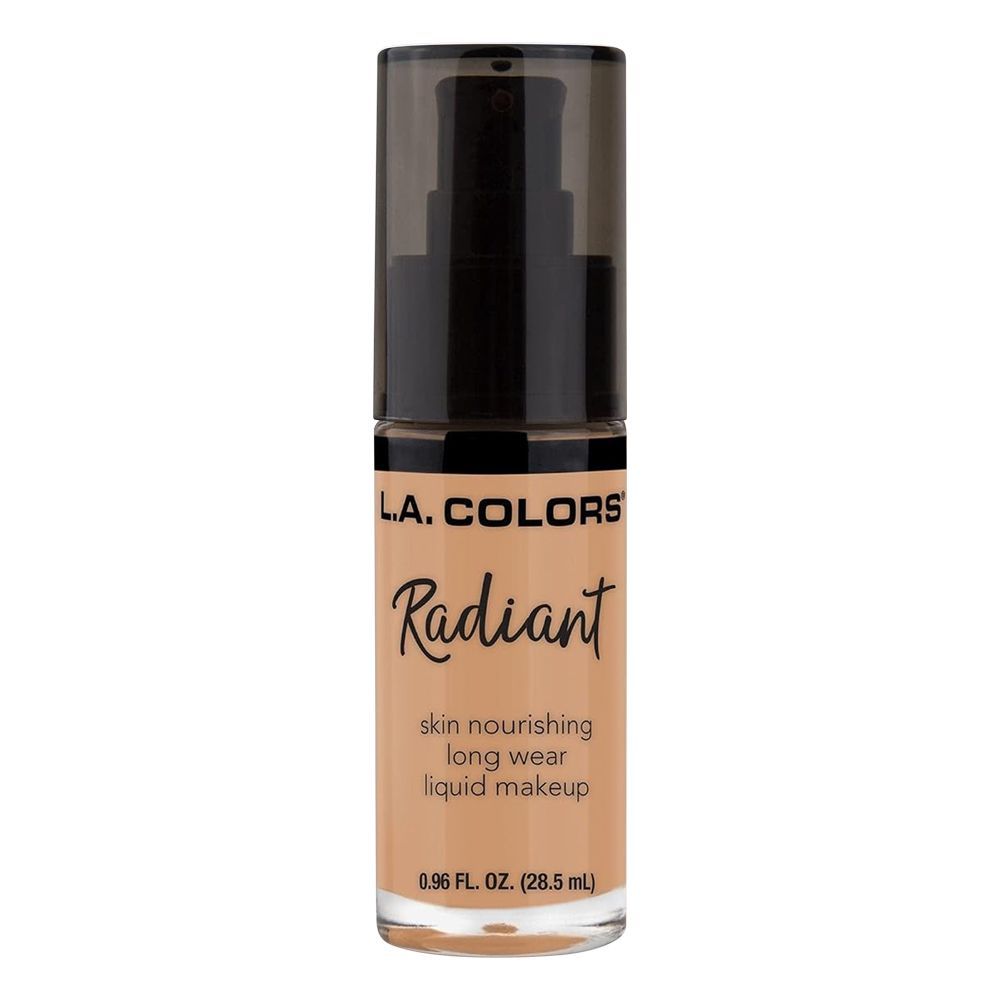 L.A. Girl Radiant Liquid Foundation, 28.5ml, CLM390 Light Tan