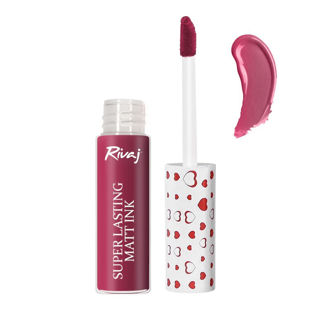 Rivaj UK Super Lasting Matt Ink Lip Gloss, 3ml, No. 03