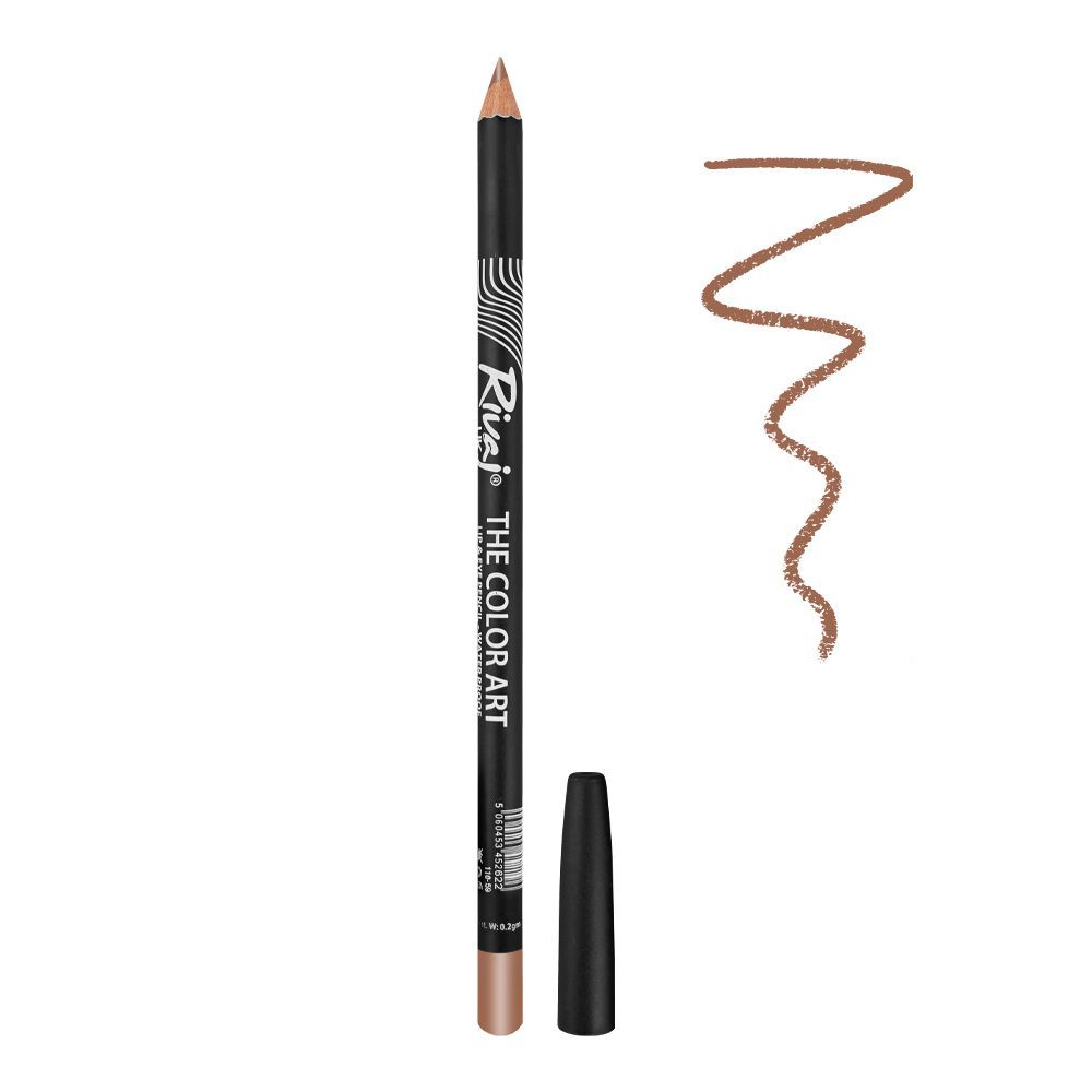 Rivaj UK The Color Art Waterproof Lip & Eye Pencil, No. 45 Apricot