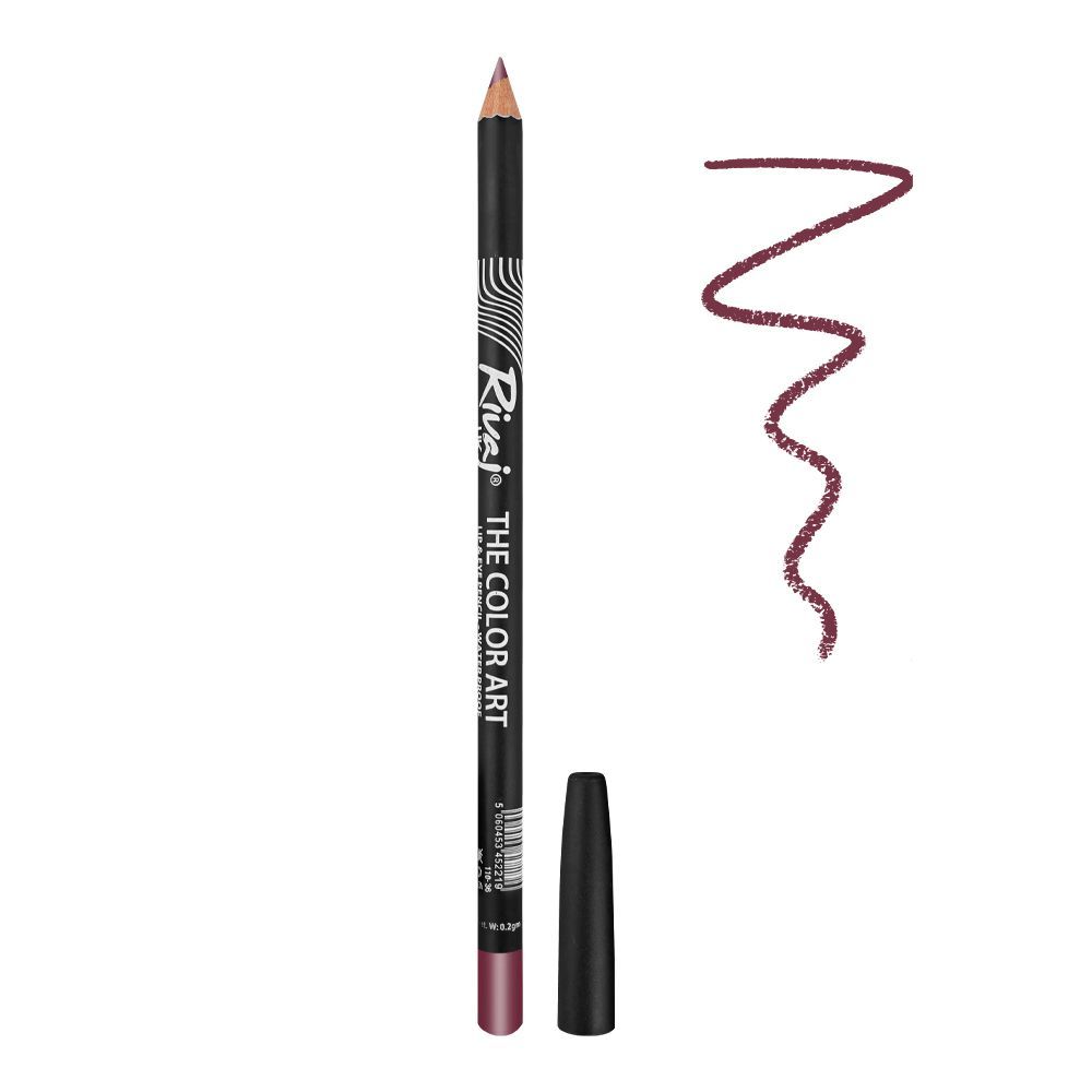 Rivaj UK The Color Art Waterproof Lip & Eye Pencil, No. 04 Fuchsia