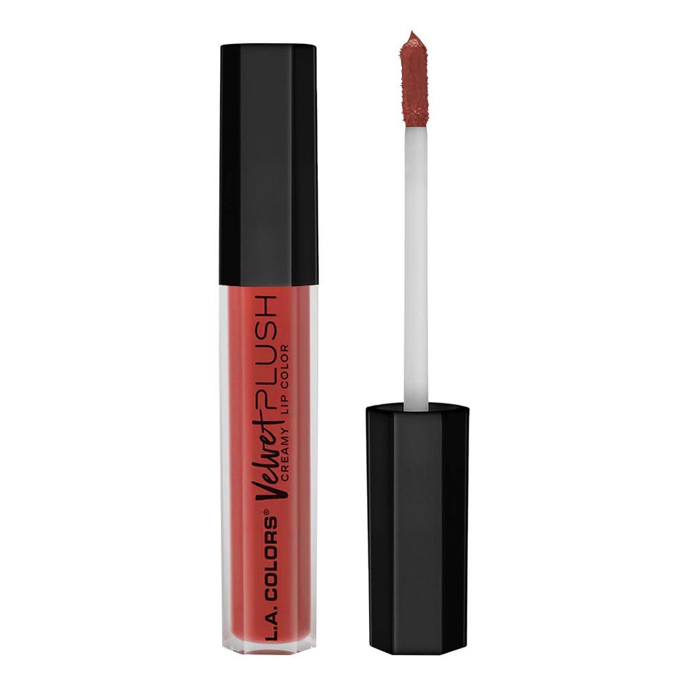 L.A. Colors Velvet Plush Creamy Lip Color, Liquid Lipstick, CLC666 Velour