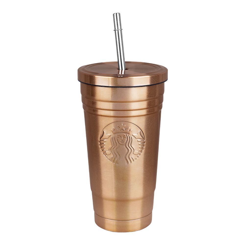 AJF Starbuck Reserve Stainless Steel Tumbler, 473ml,Copper