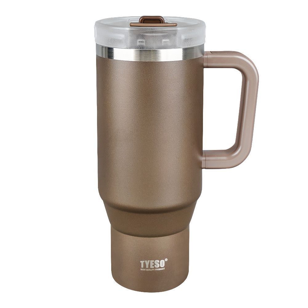 AJf Tyeso Vacuum Insulated Tumbler, 1200ml, Brown, TS-8868