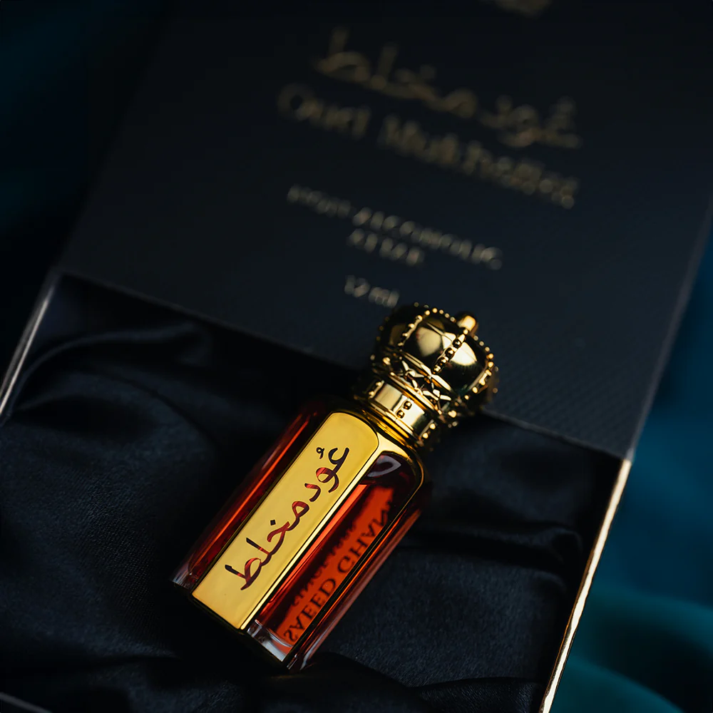 Saeed Ghani Oud Mukhallat Attar, For Men, 12ml