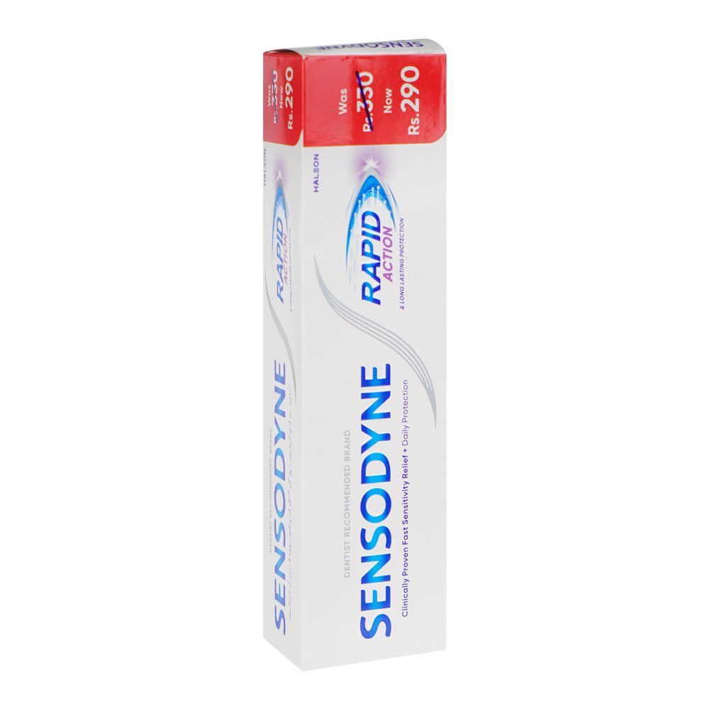 Sensodyne Rapid Action Long Lasting Protection Toothpaste, 70g Save Rs.40/-