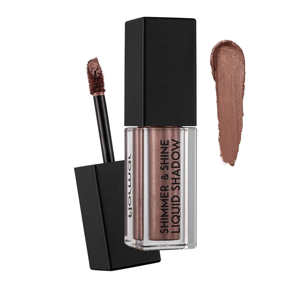 Flormar Shimmer & Shine Liquid Eyeshadow, 4.5ml, 06 Fabulous Bronze