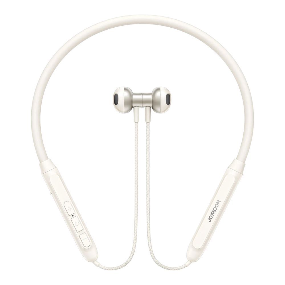 Joyroom Wireless Neckband Headphones, White, JR-D8