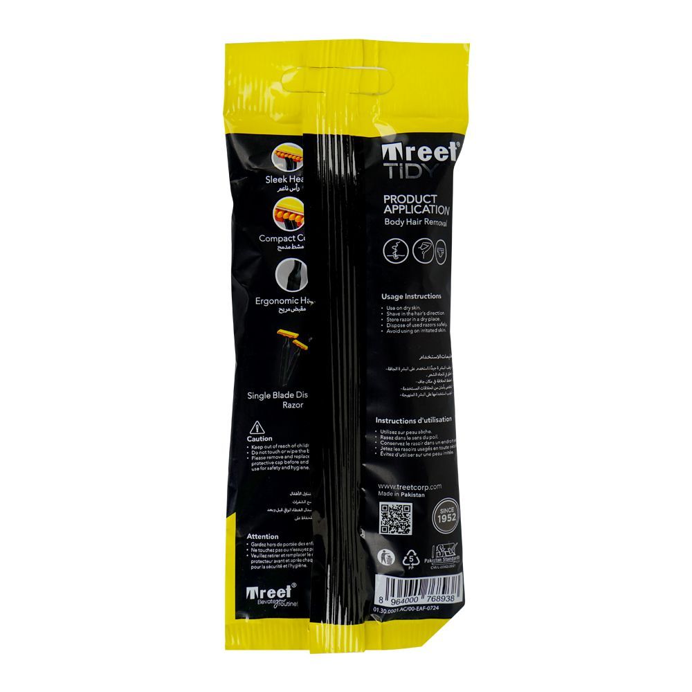 Purchase Treet Tidy Disposable Men's Shaving Body Razor, 1-Pack Online ...