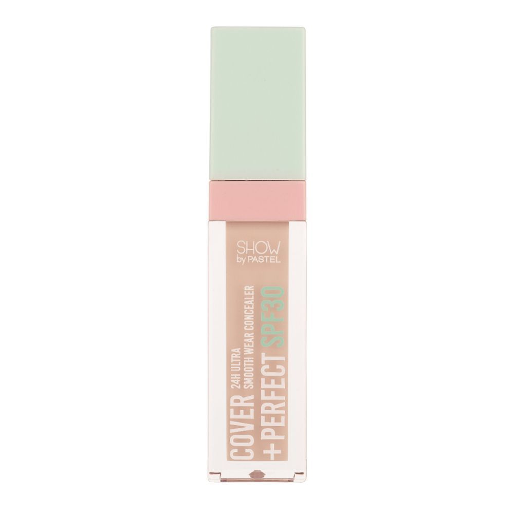 Pastel Cover + Perfect Concealer with SPF30, 24 Hours Ultra Smooth Wear, 7.8ml, 302 Light Rose