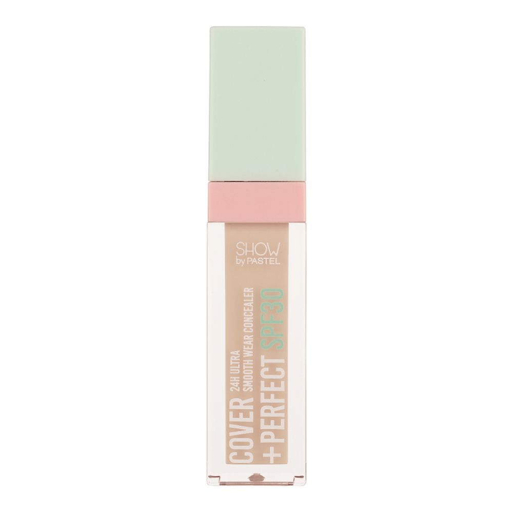 Pastel Cover + Perfect Concealer with SPF30, 24 Hours Ultra Smooth Wear, 7.8ml, 303 Baby Powder