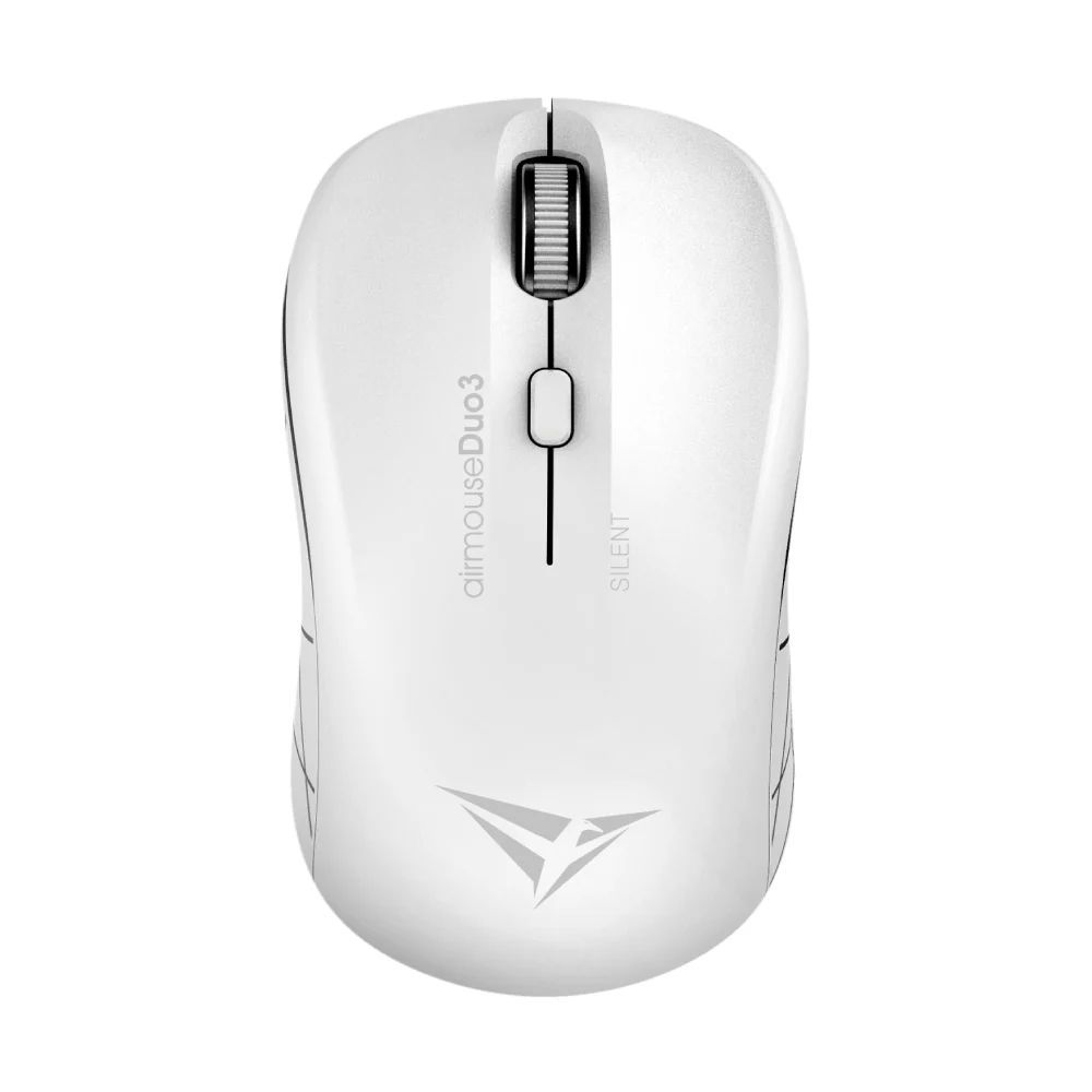 Alcatroz Airmouse Duo3 Silent Multi-Connection Wireless Mouse, White