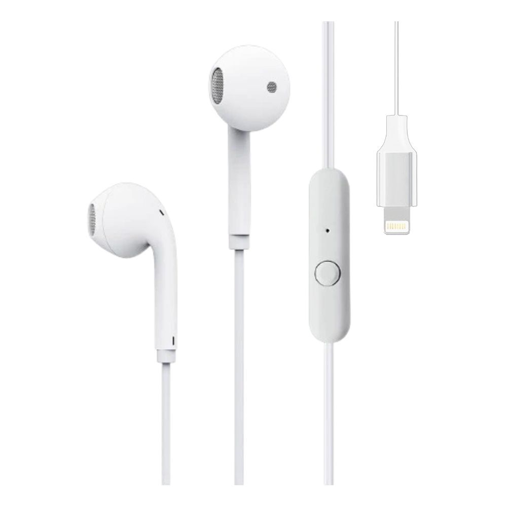 Yolo IOs Wired Earphone, Handsfree, White, Y-13