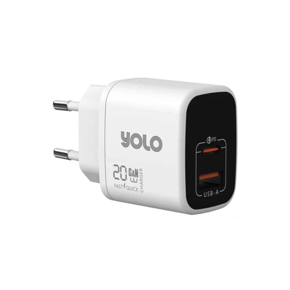 Yolo Type C 20W Wall Charger, Y-202