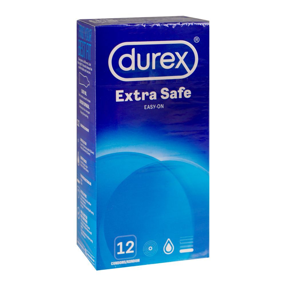 Durex Extra Safe Condoms, 12-Pack