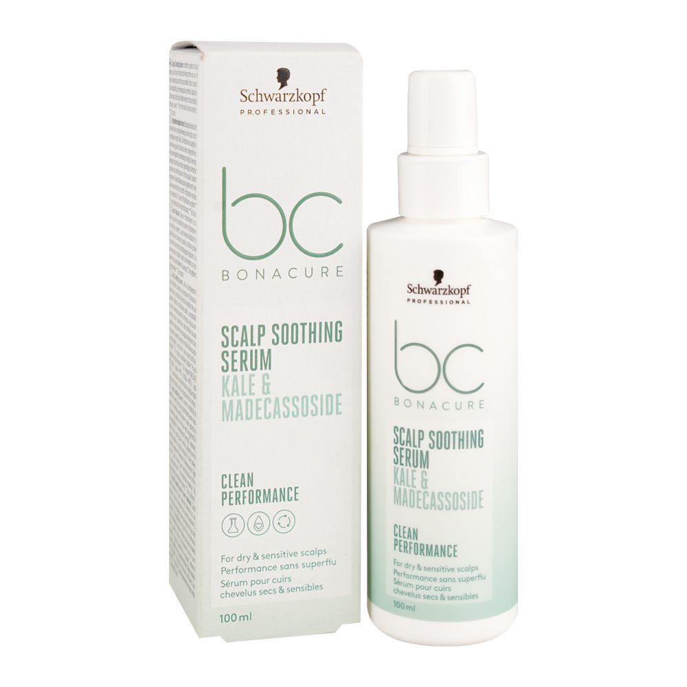 Schwarzkopf Bonacure Scalp Soothing Hair Serum with Kale & Madecassoside, 100ml