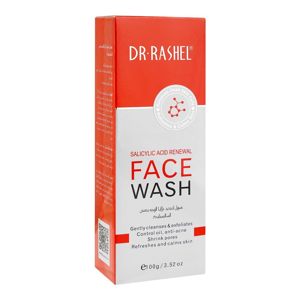 Dr. Rashel Salicylic Acid Renewal Face Wash, For All Skin Types, 100g