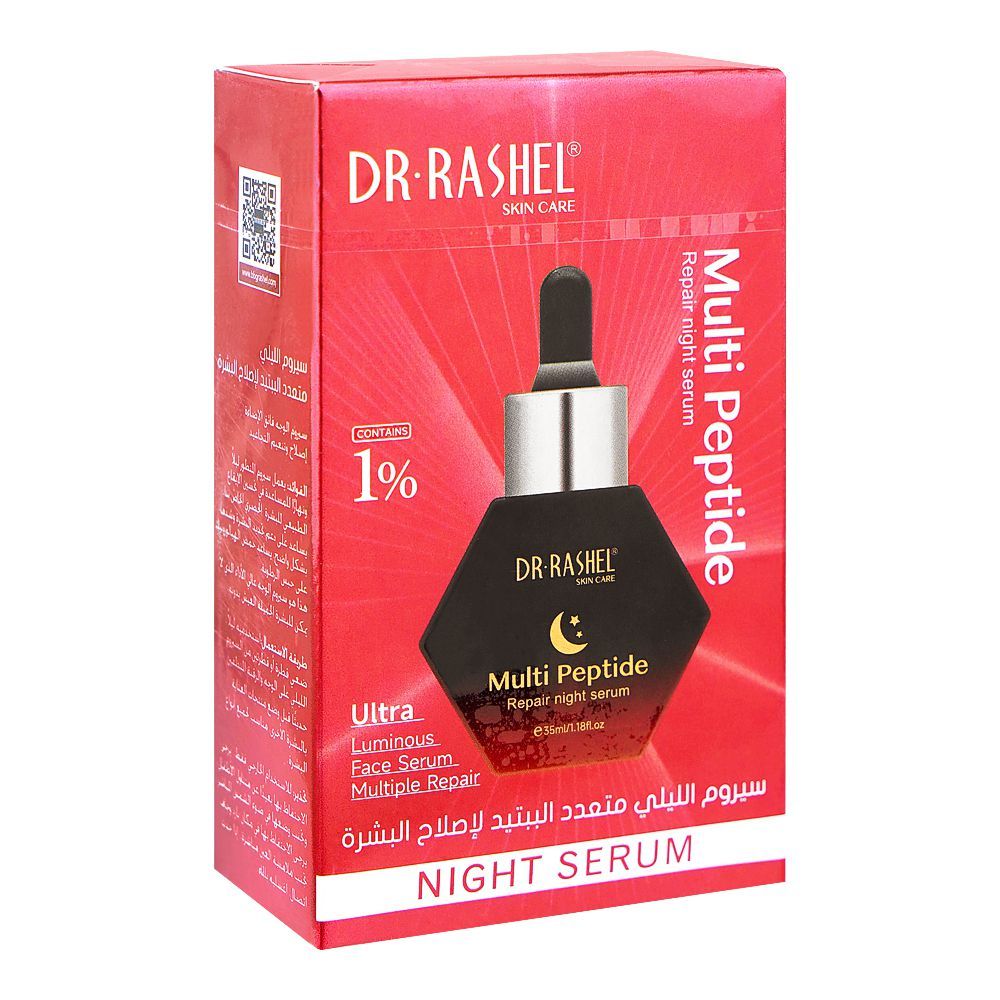 Dr. Rashel 1% Multi Peptide Repair Night Serum, For All Skin Types, 35ml