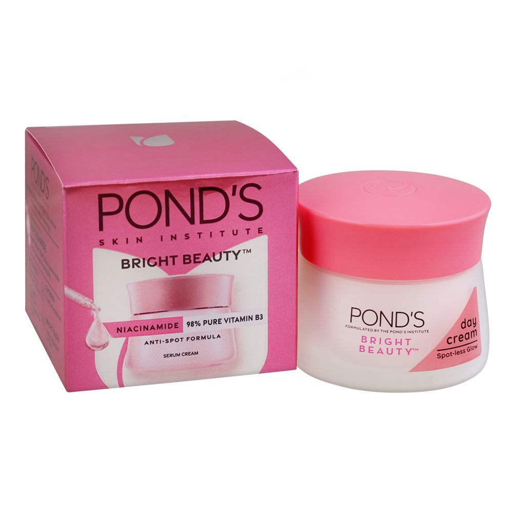 Pond's Bright Beauty Anti-Spot Serum Day Cream with Niacinamide & Vitamin B3, 50g