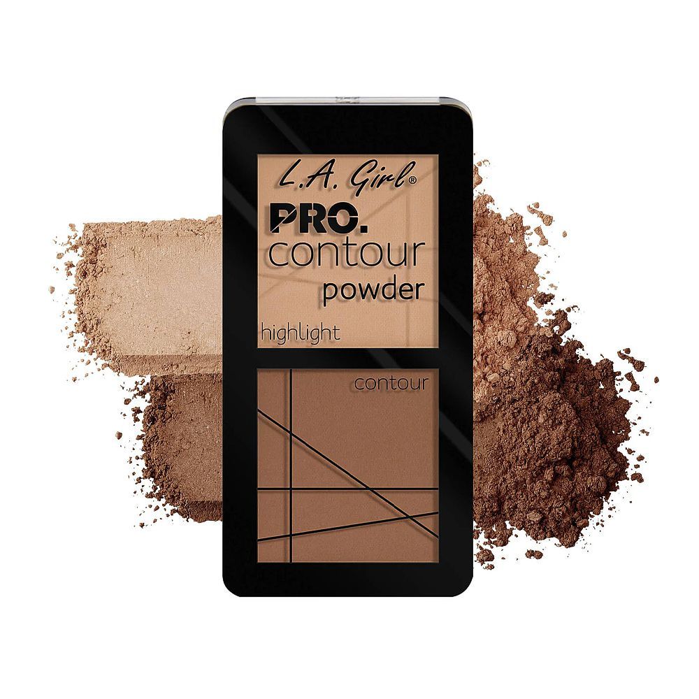 L.A. Girl Pro Highlighter & Contour Powder, 5.6g, GCP664 Medium