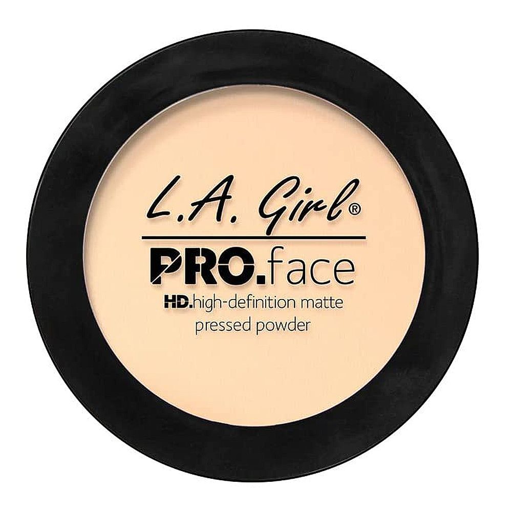 L.A. Girl Pro Face HD High Definition Matte Pressed Powder, 7g,  GPP601 Fair