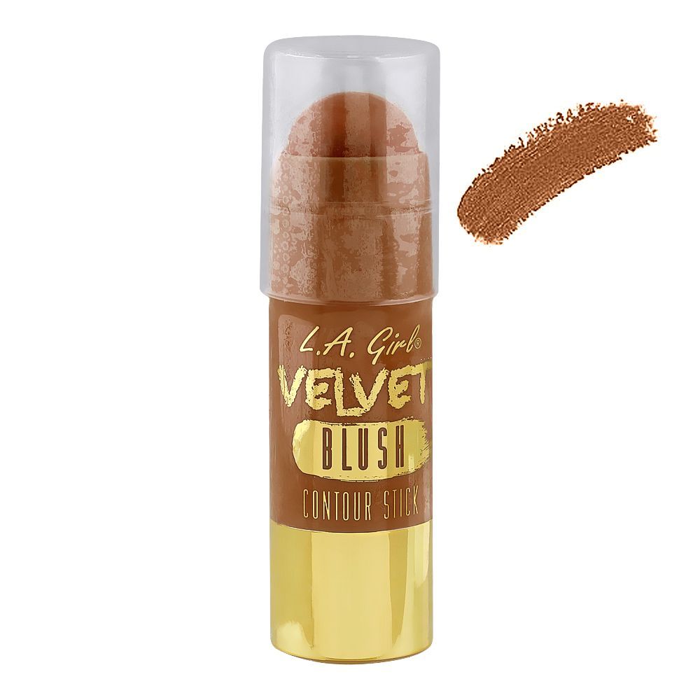 L.A. Girl Velvet Blush Contour Stick, 5.8, GCS595 Goddess