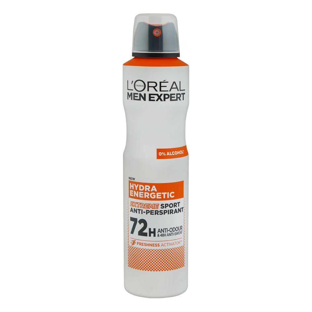 L'Oreal Paris Men Expert Hydra Energetic Extreme Sport Anti-Perspirant Deodorant Spray, 250ml