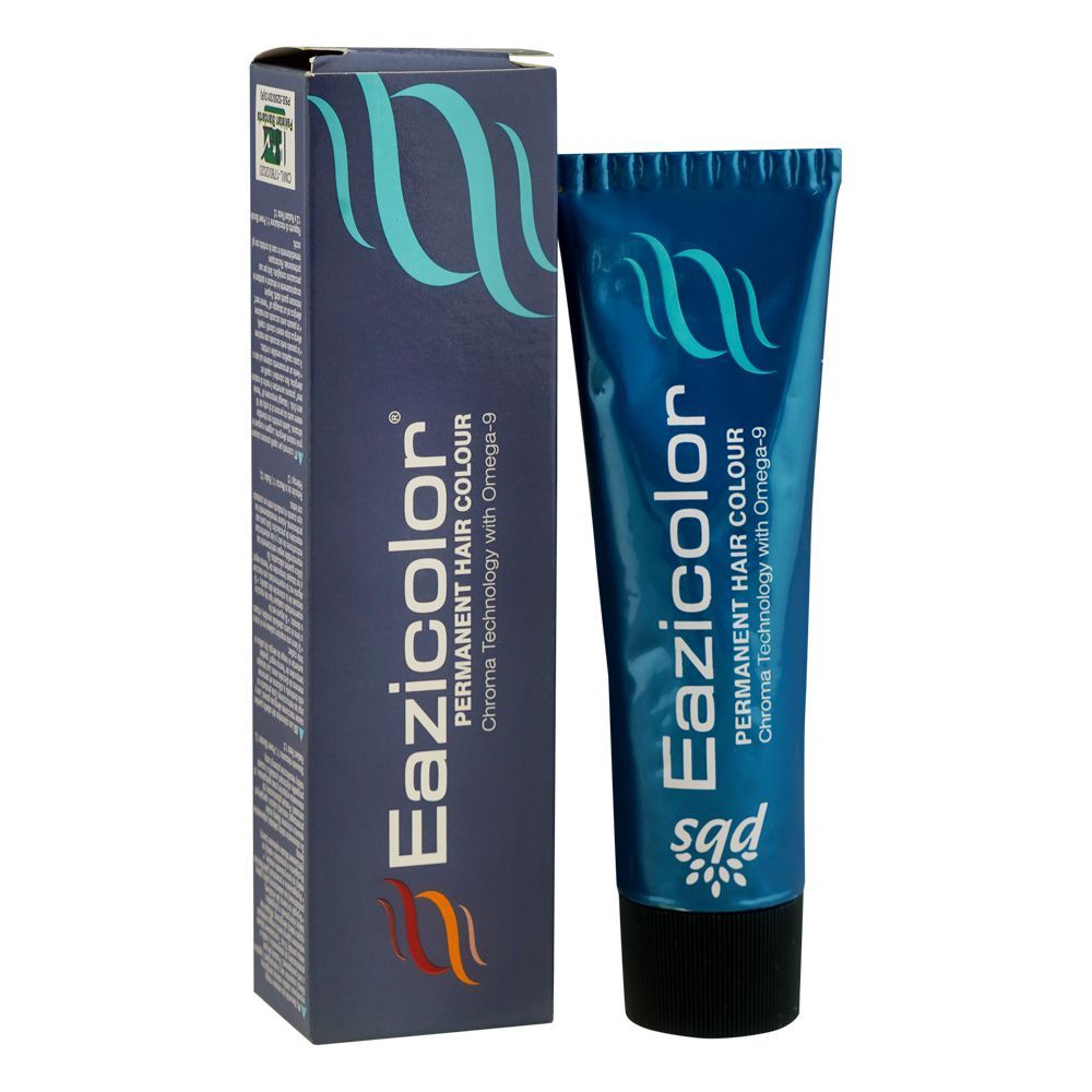 Eazicolor Permanent Hair Color, 60ml, Silver Grey