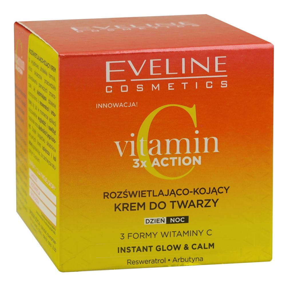 Eveline Vitamin C 3x Action Illuminating Day & Night Face Cream, 50ml