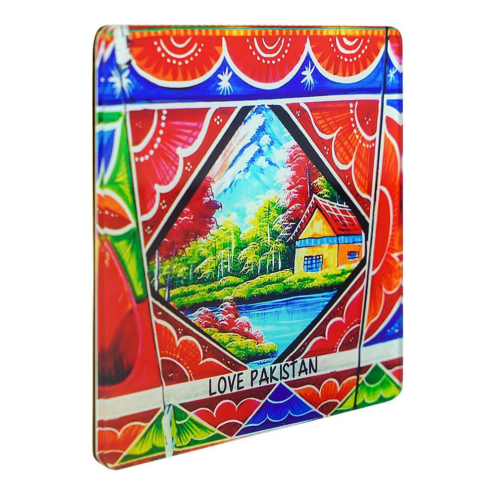 Star Shine Truck Art Pakistan Scenery Drink Coaster