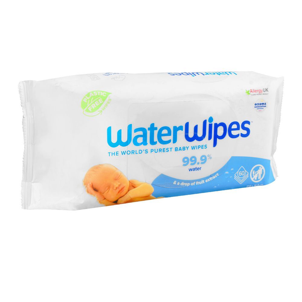 WaterWipes Sensitive Baby Wipes, 60-Pack