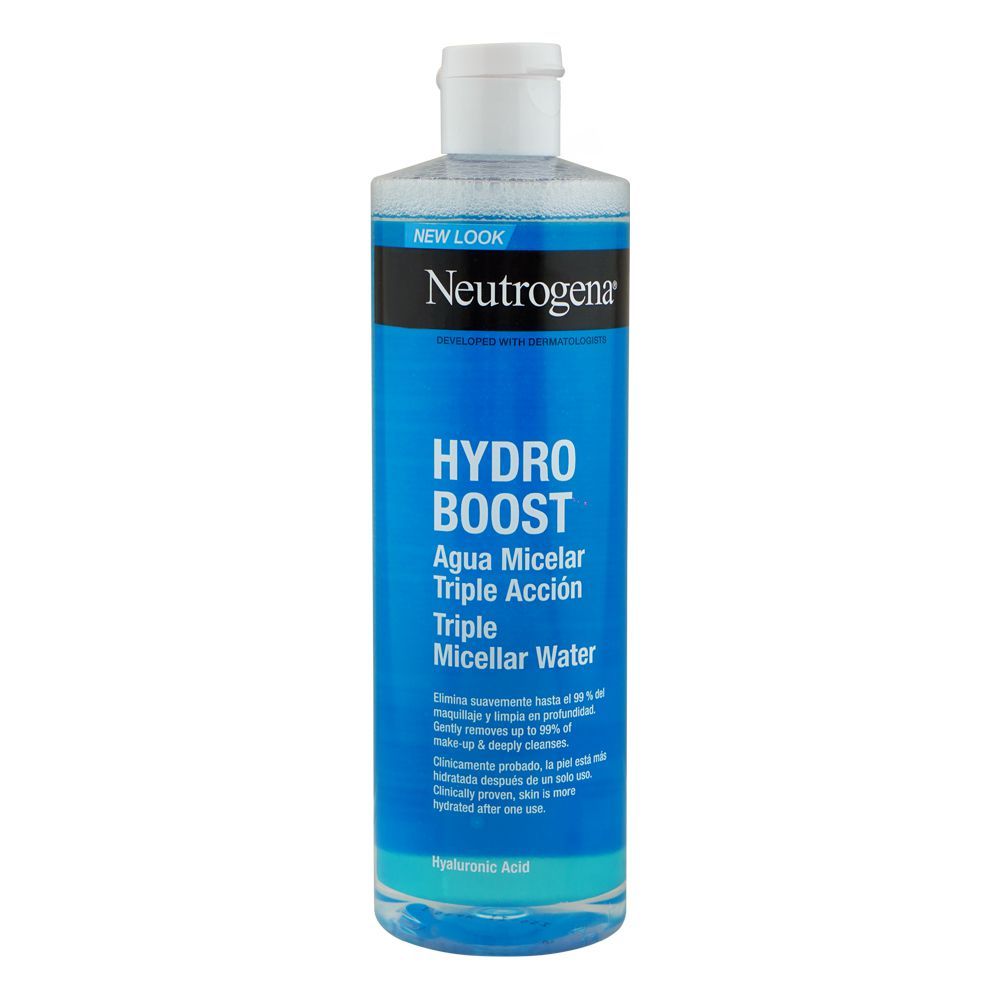 Neutrogena Hydro Boost Triple Micellar Water, Makeup Remover, 400ml