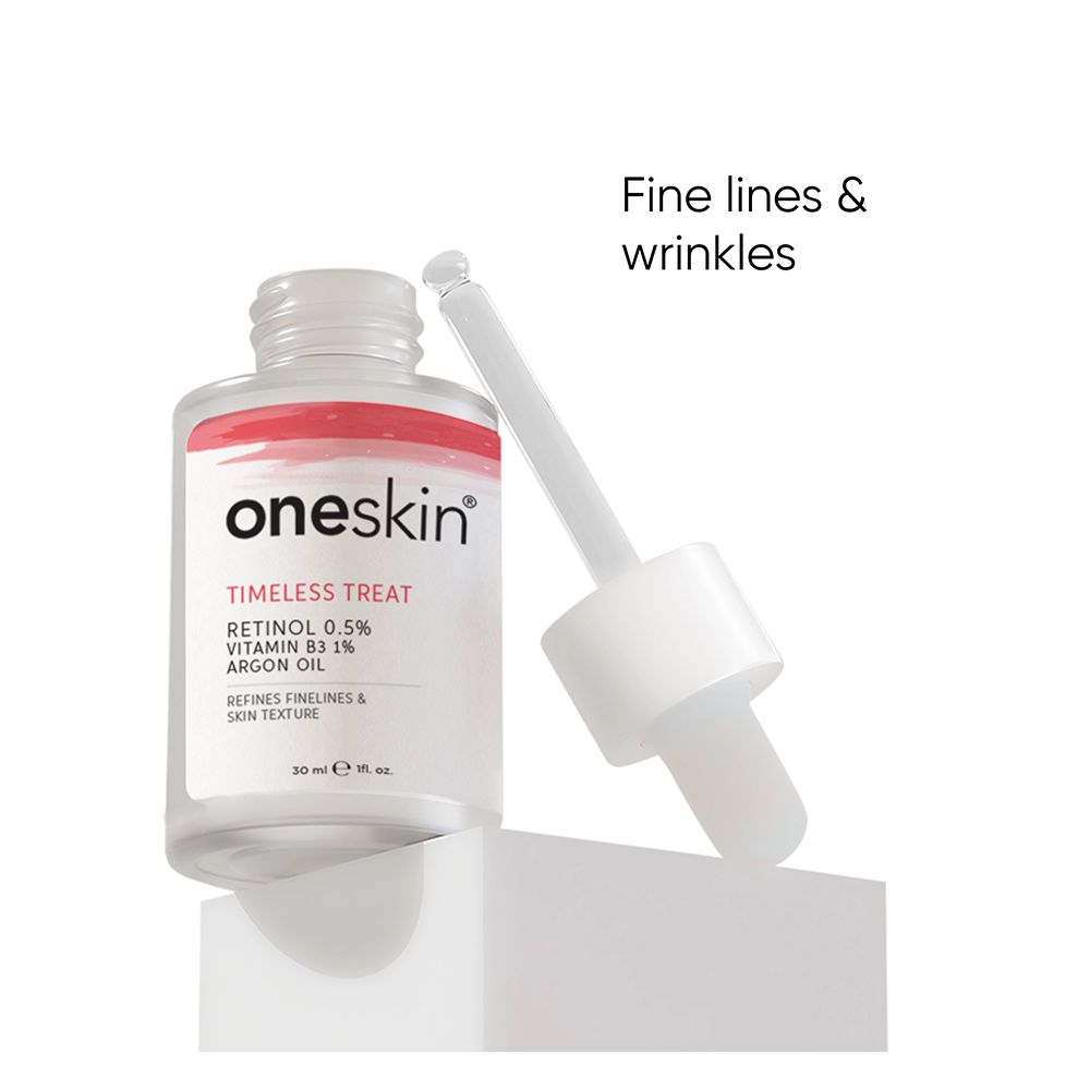 Oneskin Timeless Treat Serum with Retinol 0.5%, Vitamin B3 1% & Argan Oil, 30ml