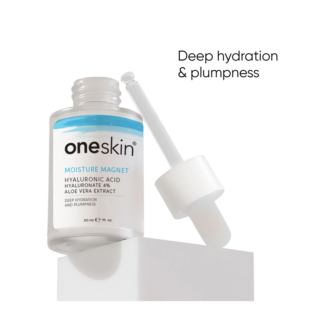 Oneskin Moisture Magnet Serum with Hyaluronic Acid 4% & Aloe Vera, 30ml