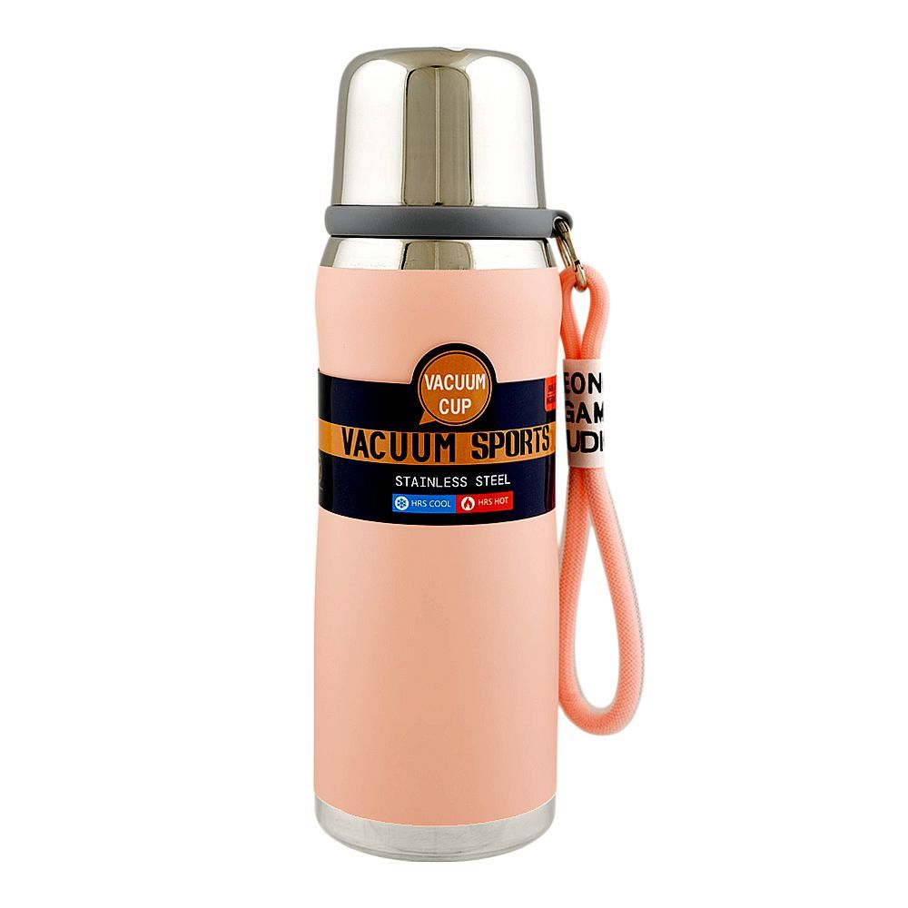 Steel Water Bottle, 650ml, Pink, (5899) 0001235