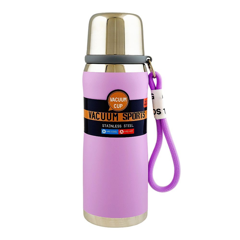 Steel Water Bottle, 650ml, Purple, (5899) 0001235