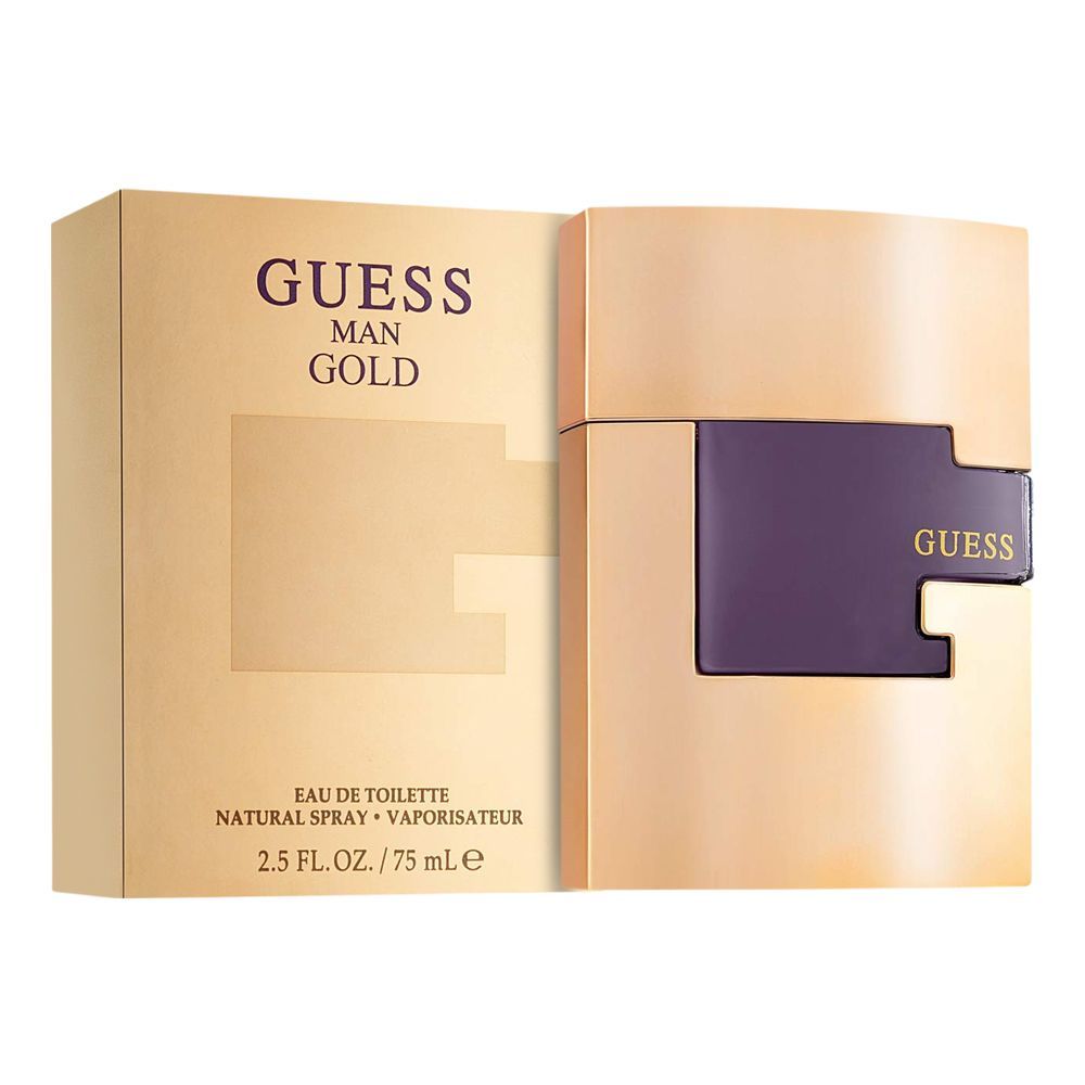 Guess Man Gold Perfume, Eau de Toilette, 75ml