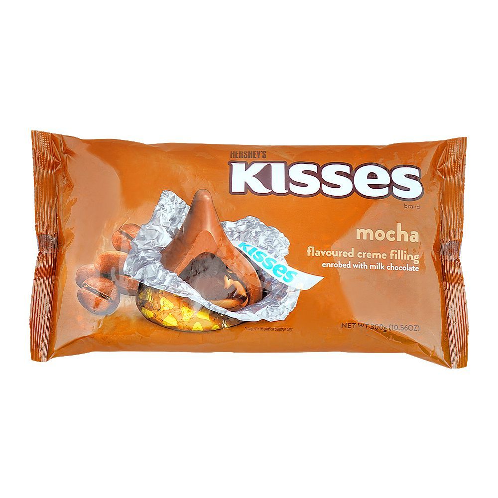 Hershey's Kisses Mocha Creme Filling Chocolate, 300g