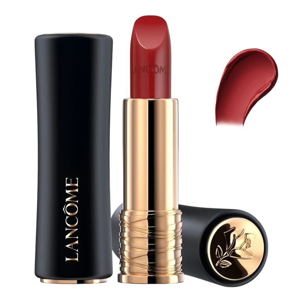 Lancome L'Absolu Rouge Hydrating Cream Lipstick, Smudge-Resistant, 3.4g, 143 Rouge Badaboum