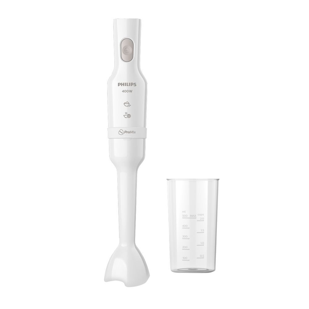 Philips 3000 Series Hand Blender with Beaker, 400W, White, HR2520/01