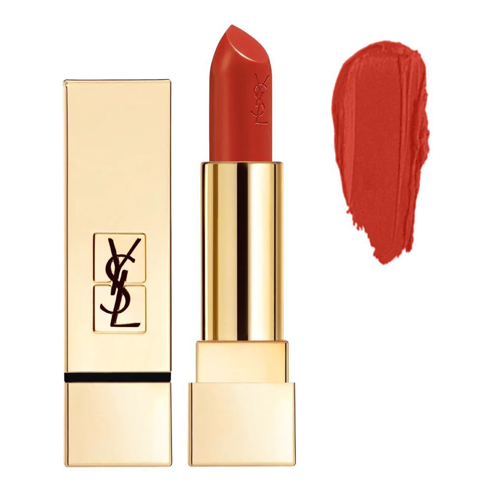 Yves Saint Laurent Rouge Pur Couture Satiny Radiance Lipstick, 3.8g, 154 Orange Fatal