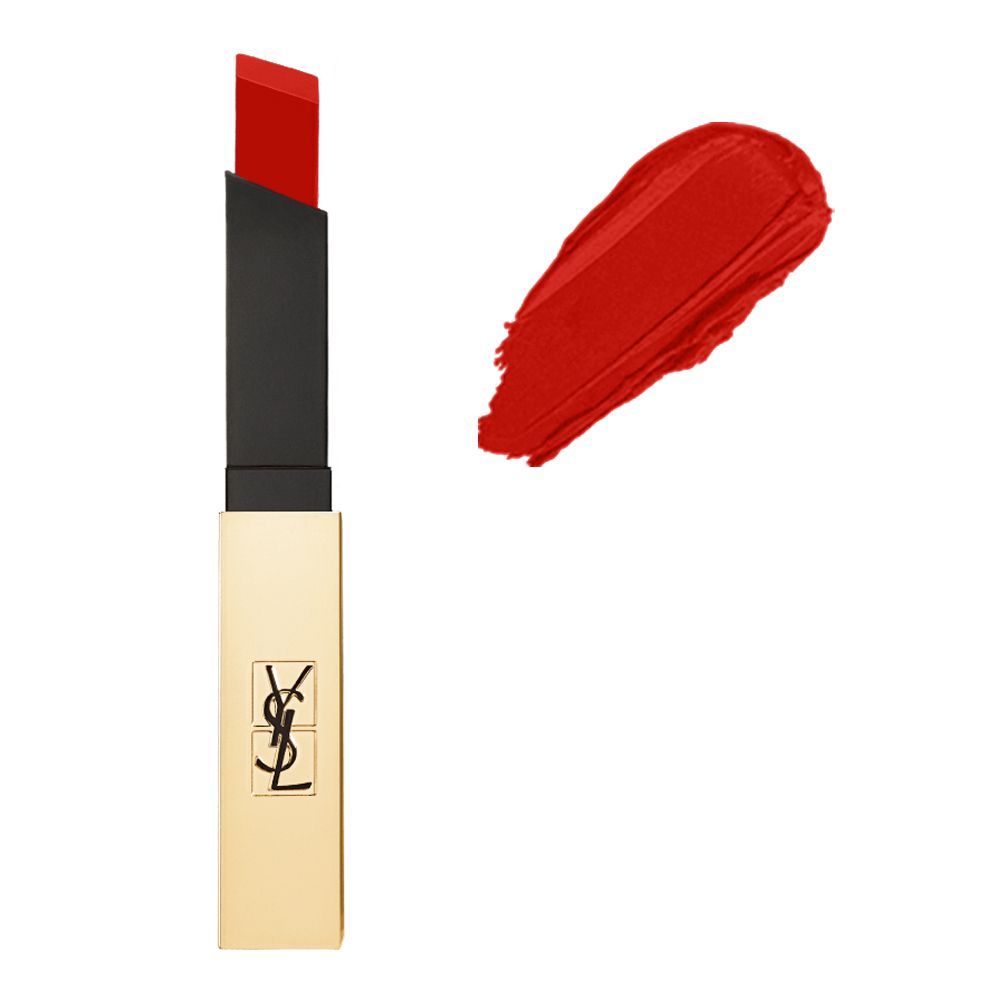 Yves Saint Laurent Rouge Pur Couture The Slim Leather Matte Lipstick, 2.2g, 10 Coral Antinomique