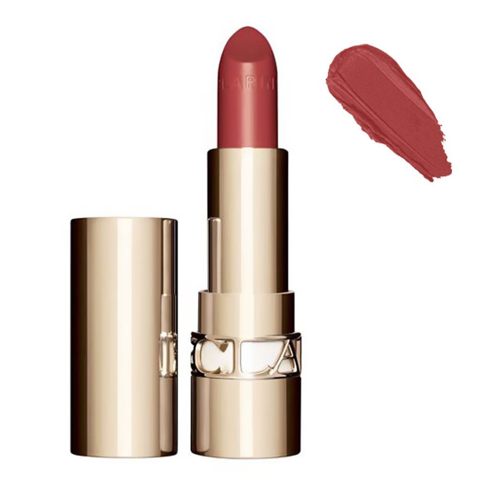 Clarins Paris Joli Rouge Satin Lipstick, 732 Grenadine, 3.5g