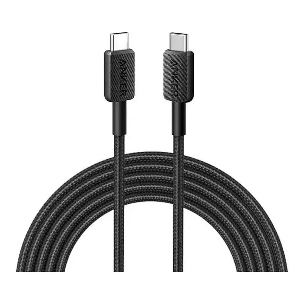 Anker USB-C To USB-C Braided Cable(3ft, 240W), Black, A81D5H11