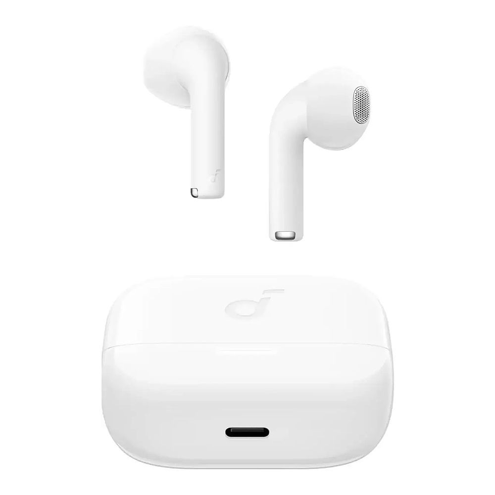 Anker Soundcore K20i Semi-In-Ear Wireless Earbuds, 36H Playtime, White, A3994H21