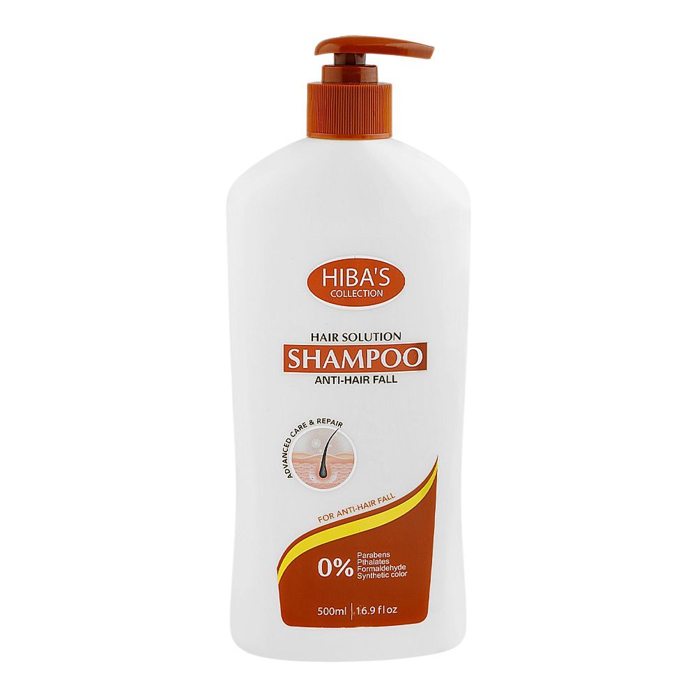 Hiba's Collection Anti-Hair Fall Shampoo, Parabens Free, 500ml