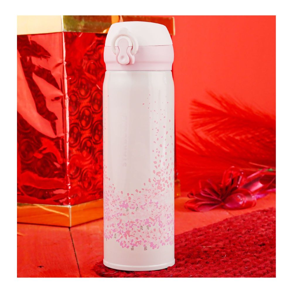 Starbucks Sakura Thermos Water Bottle, 500ml, Cherry blossom, A-1