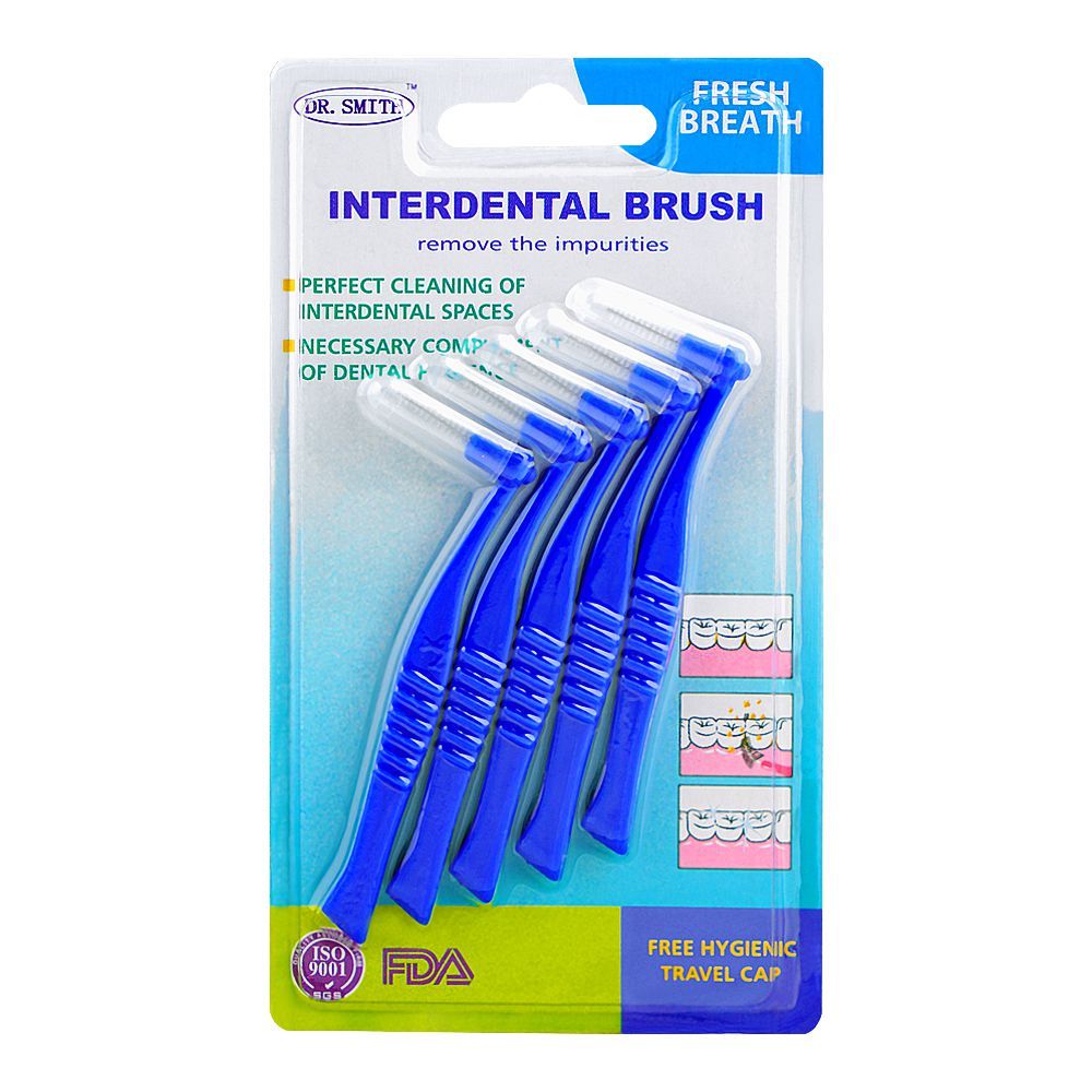 Dr. Smith Interdental Toothbrush, 5-Pack, E7153-5